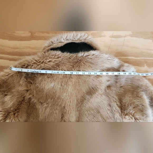 COPY - Stella McCartney Faux Fur Jacket with Denim Detail Trim - Picture 13 of 16